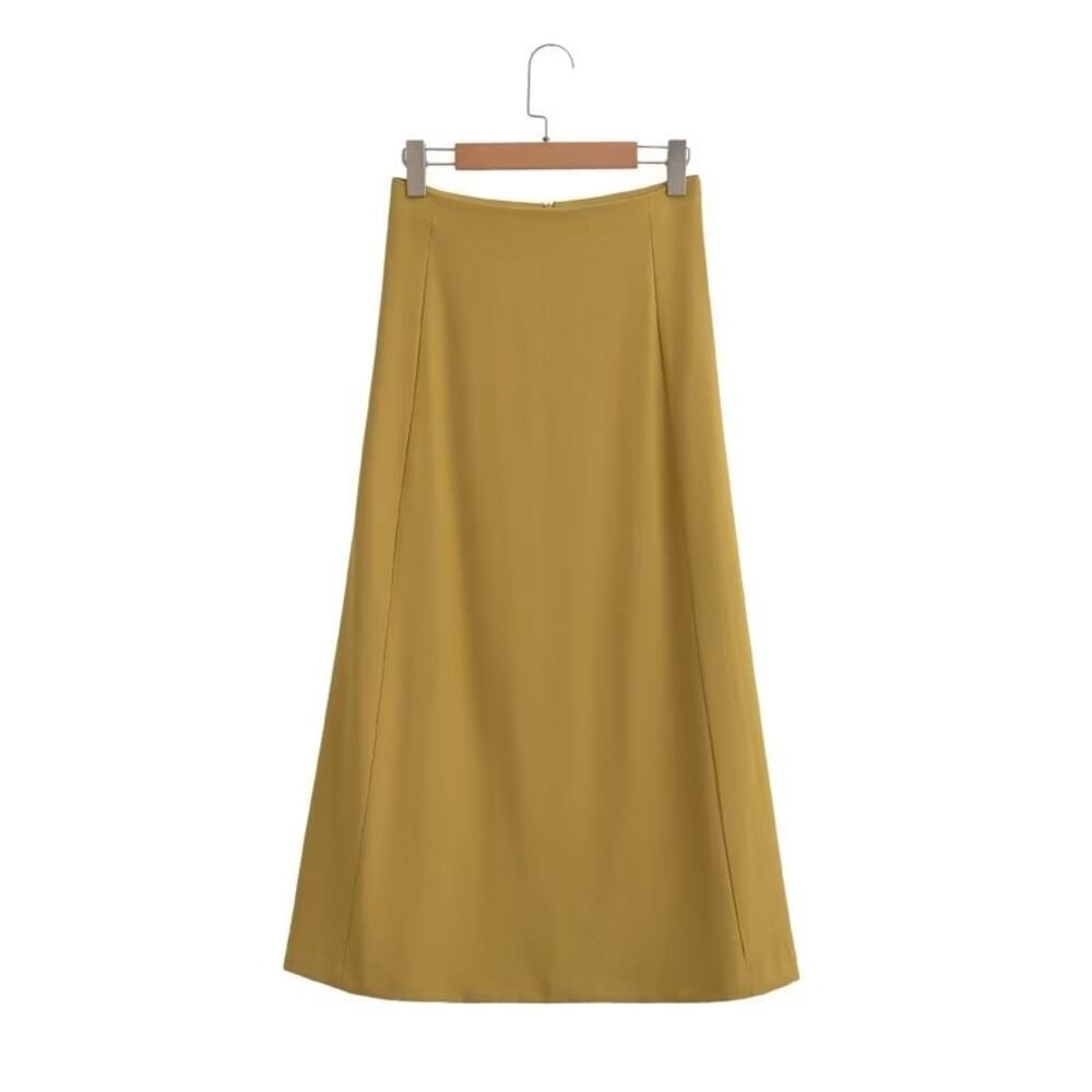 Commense Mustard Skirt Set - Picture 4 of 5
